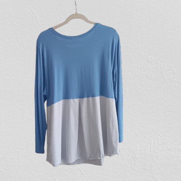 J Jill XL Blue Tunic Top - Picture 3 of 4